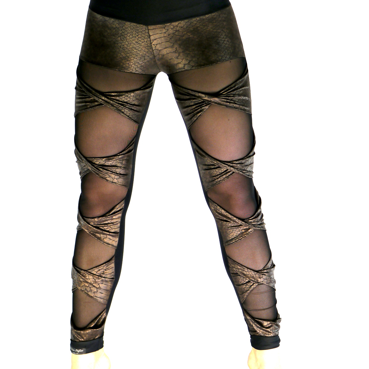 Leggings Schleifen Braun