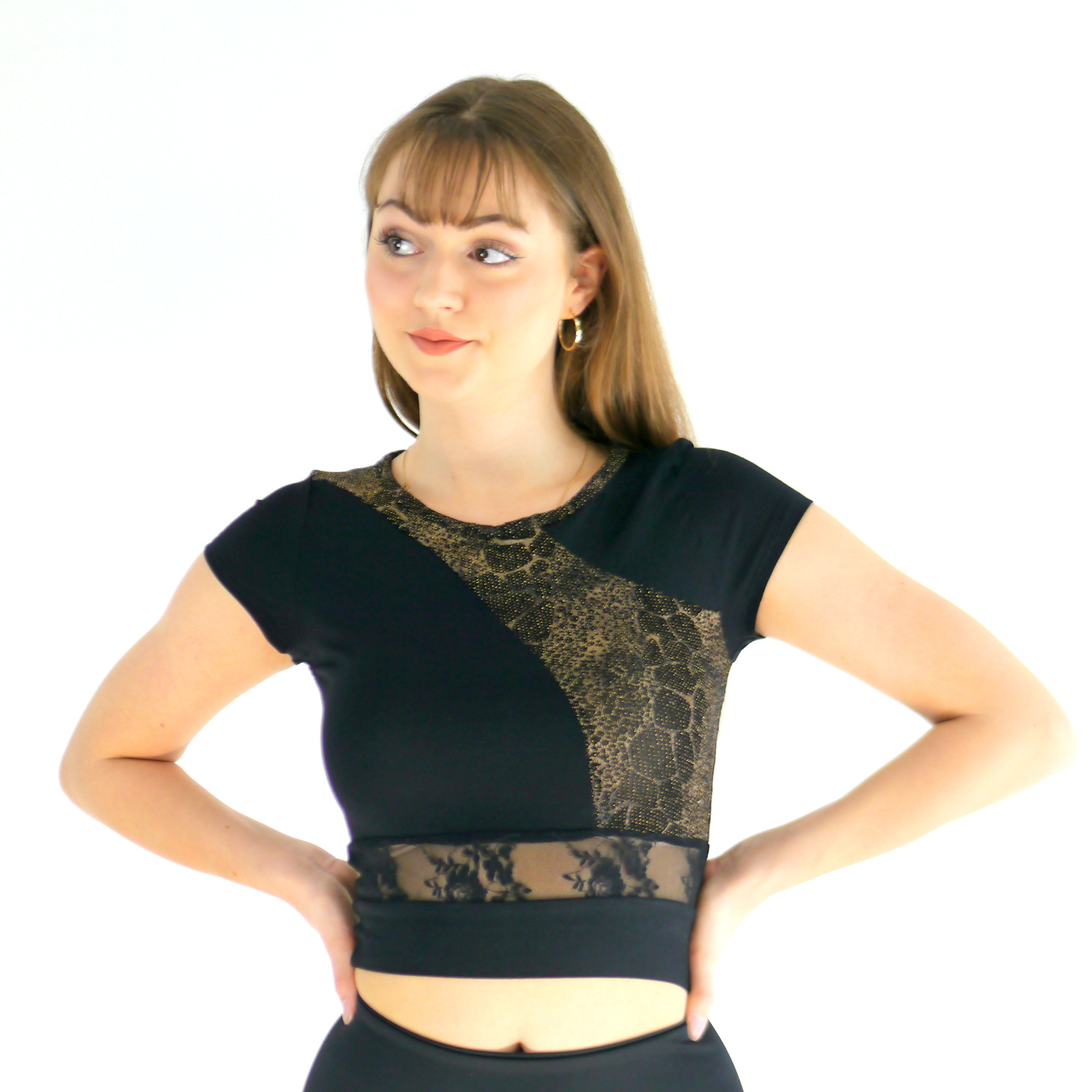 Top mit Spitze Annelotte