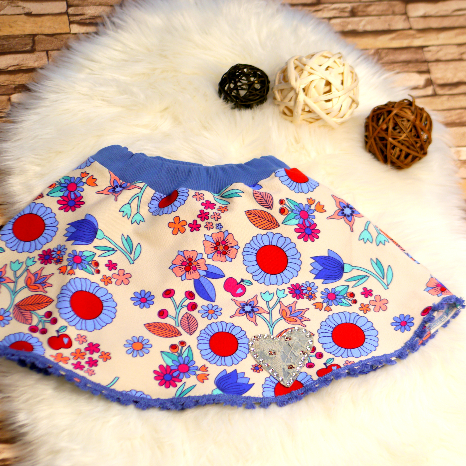 Rock für Mädchen aus Bio Baumwolle