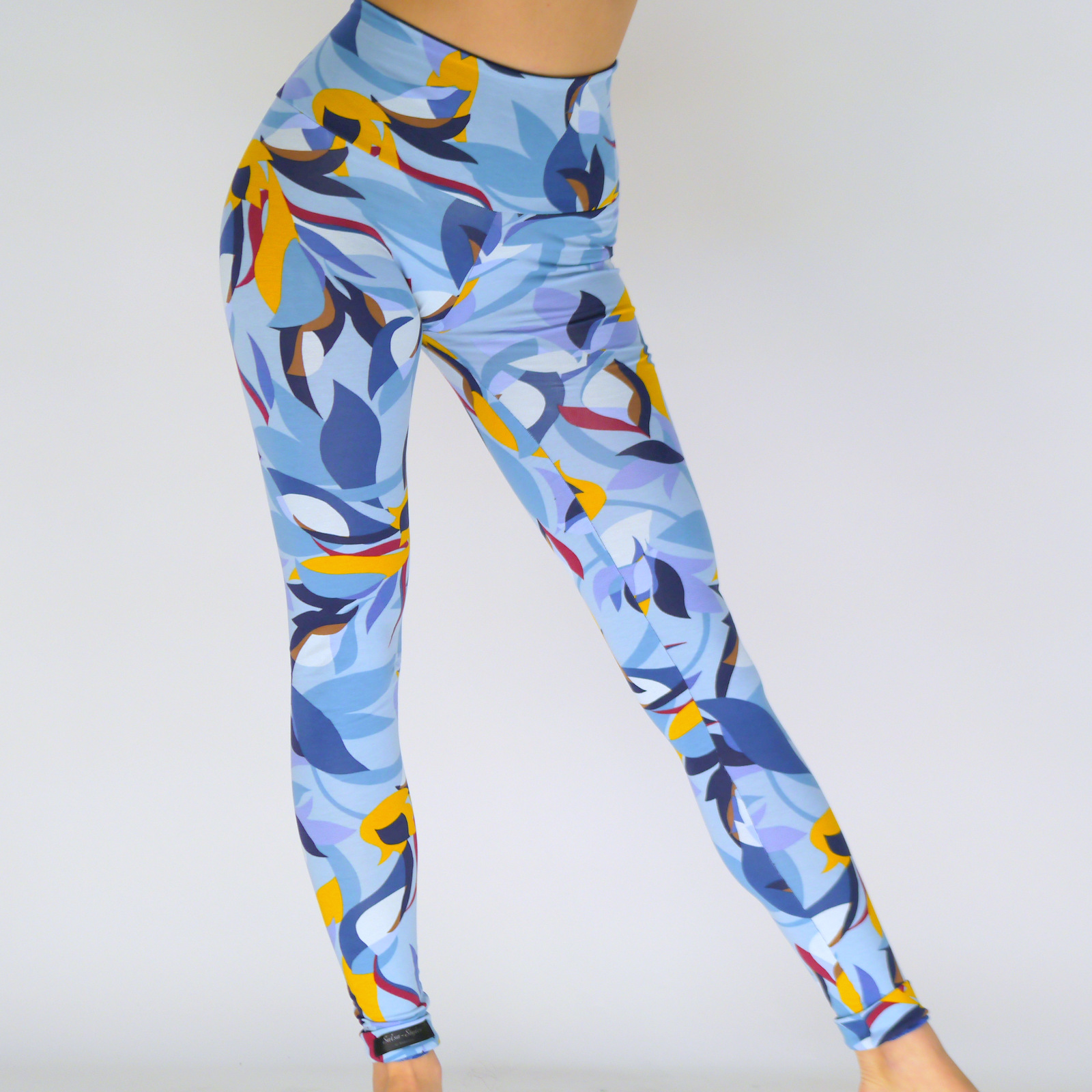 Leggings aus Baumwolle-Elasthan