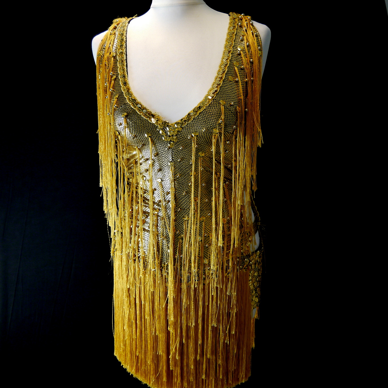 Gold mit Fransen
