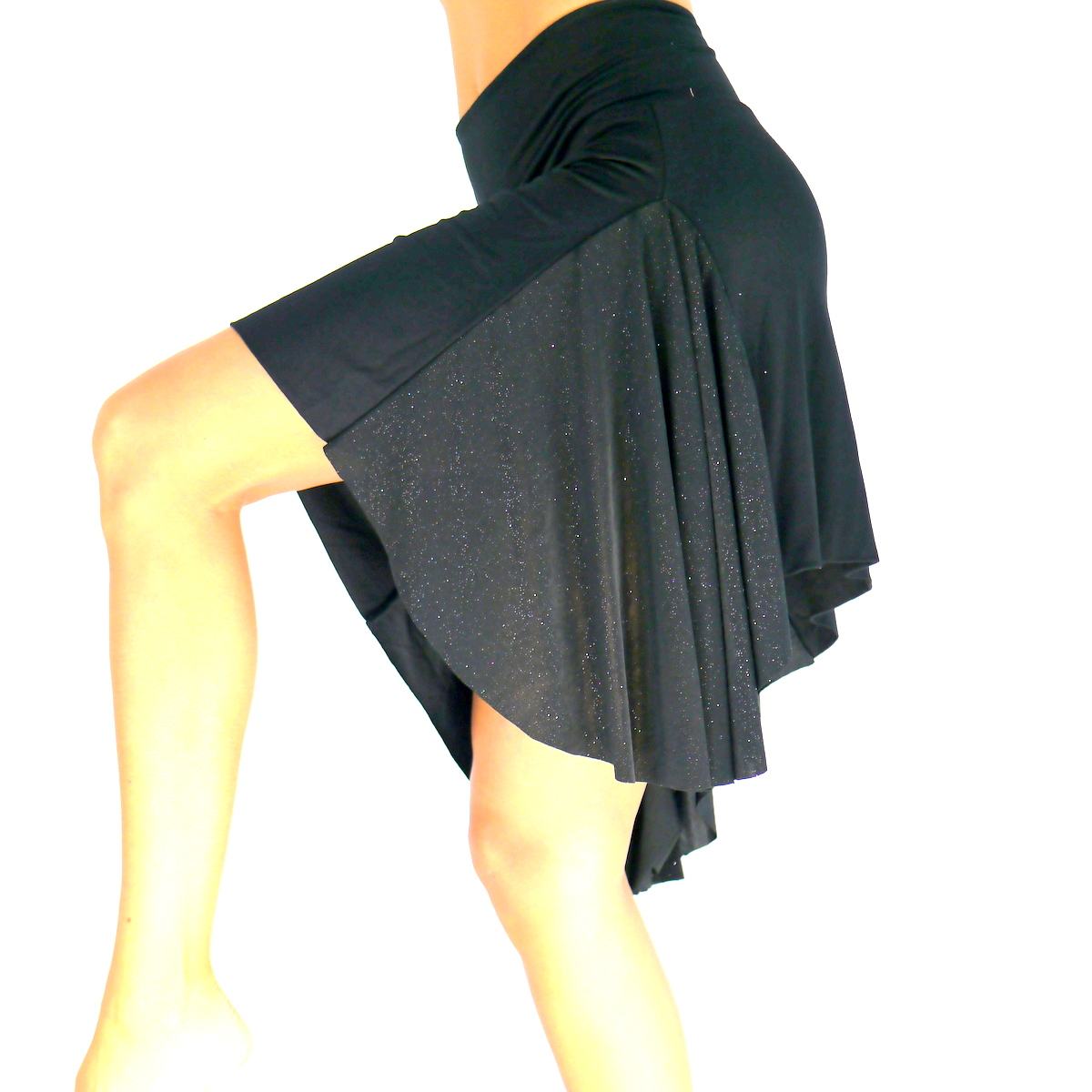 Rock aus Baumwolle und Lycra