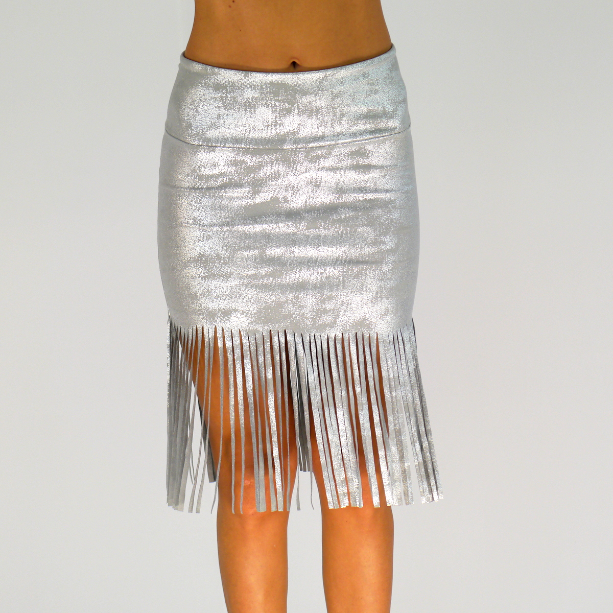 Rock aus Lederimitat