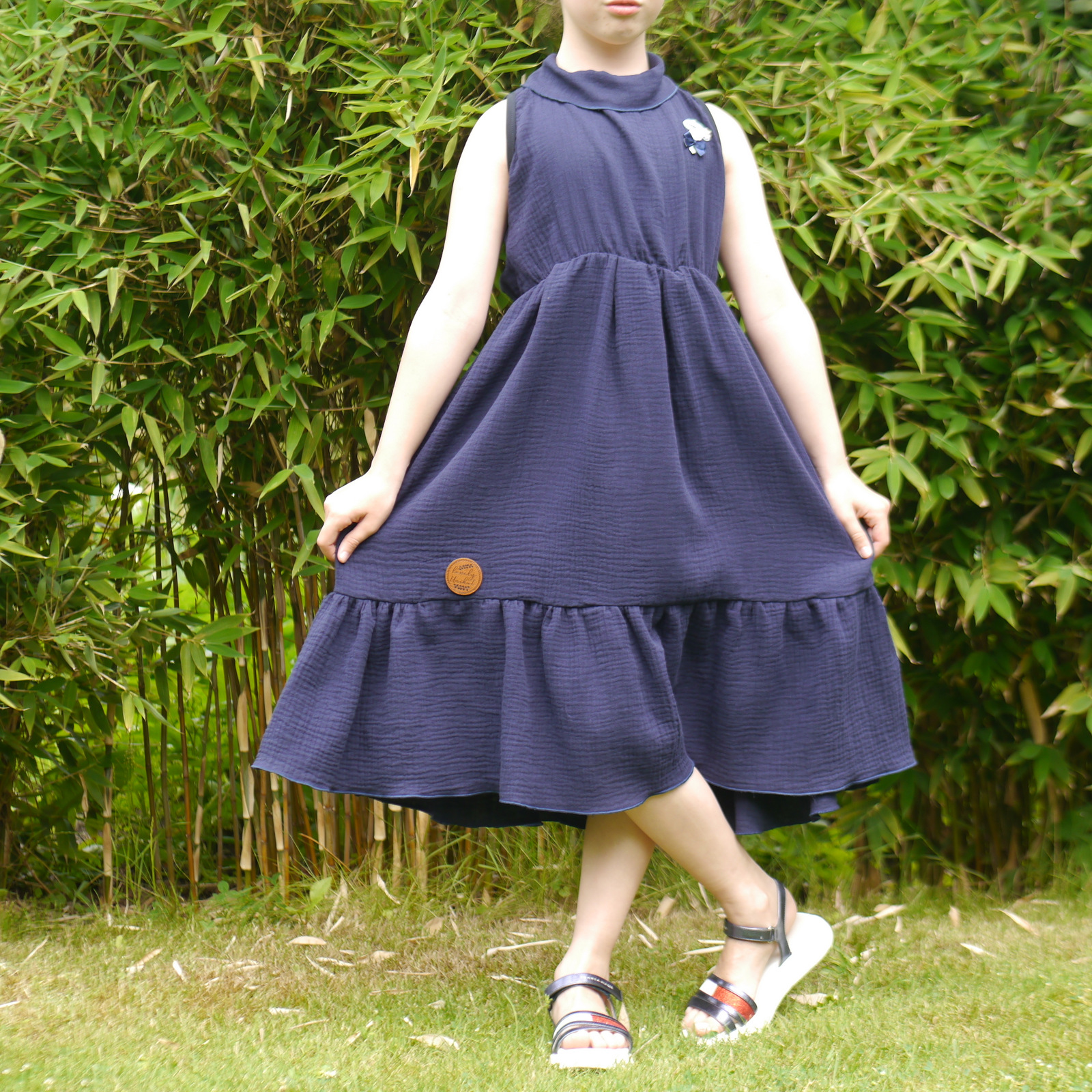 Handgemachtes Sommerkleid für Mädchen