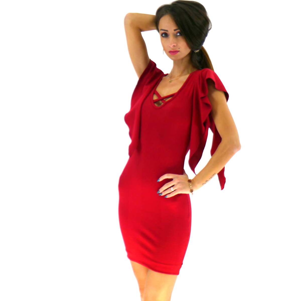Kleid mit Push Up Effekt
