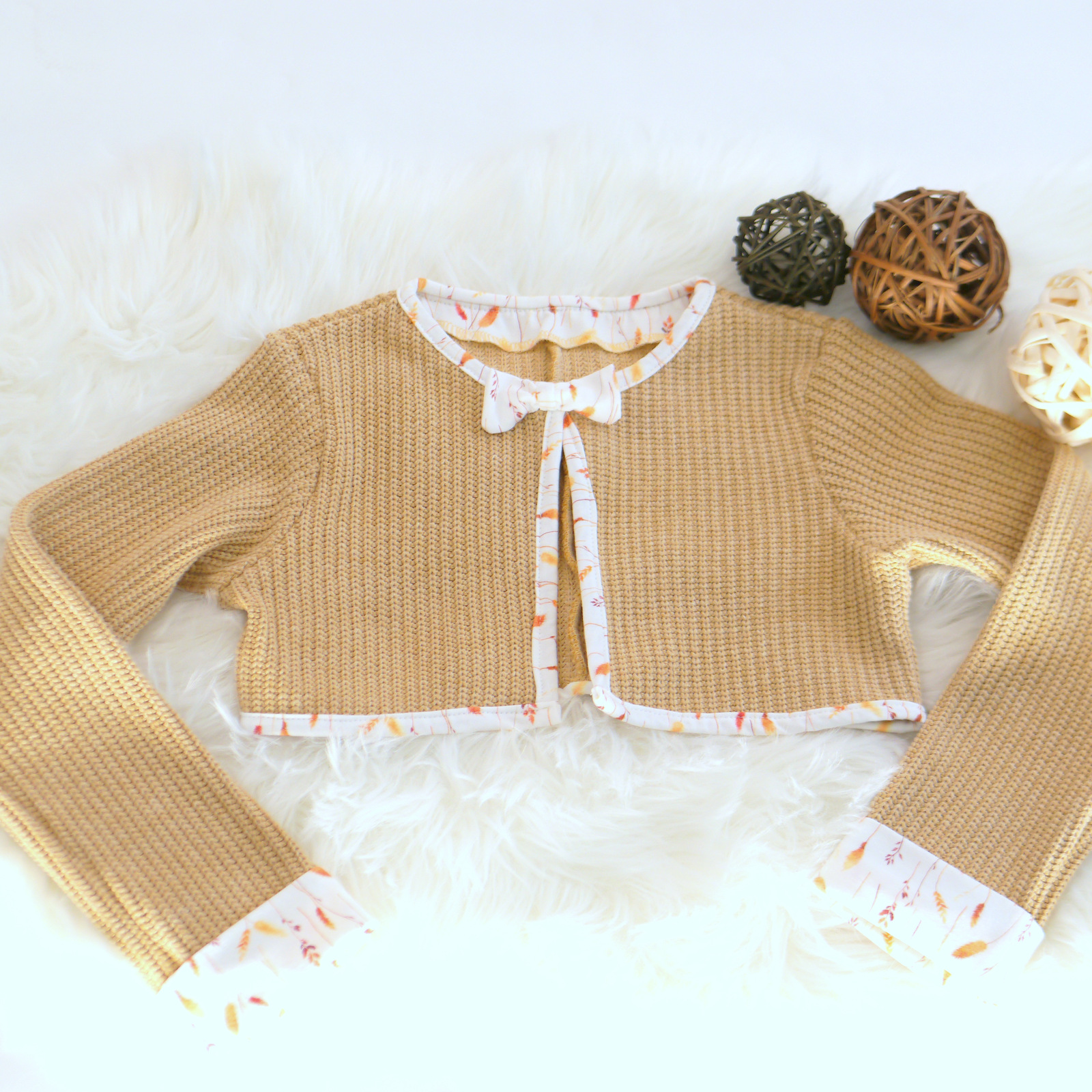 Strick Bolero für Mädchen / Strickjacke