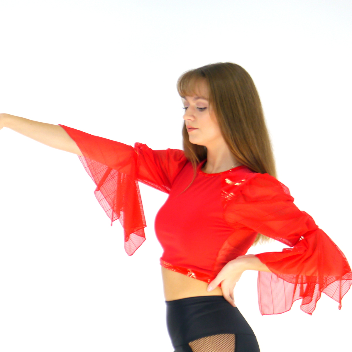 Oberteil mit Rüschen