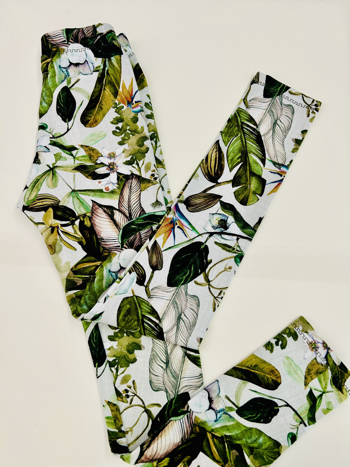 Leggings Blumen und Blättern / Kinder Leggings / Baby Leggings
