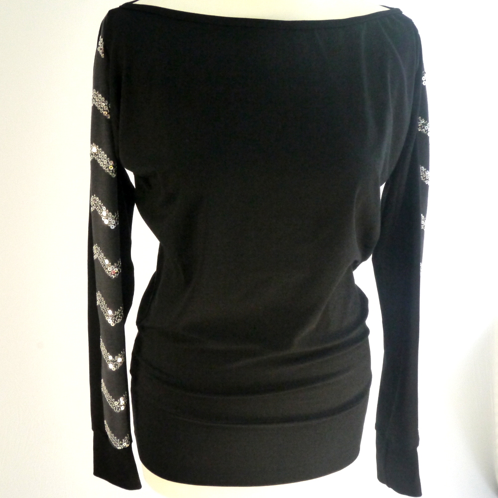 Oberteil silver stripes