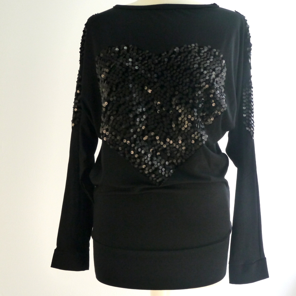 Oberteil black heart