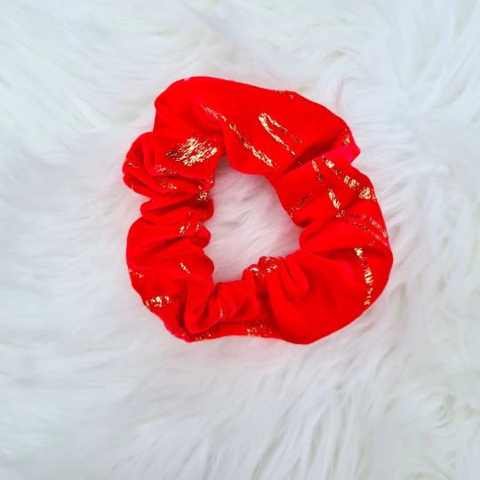 Scrunchies aus weichem Samtstoff / Haargummi / Haarband / Schleifenhaargummis