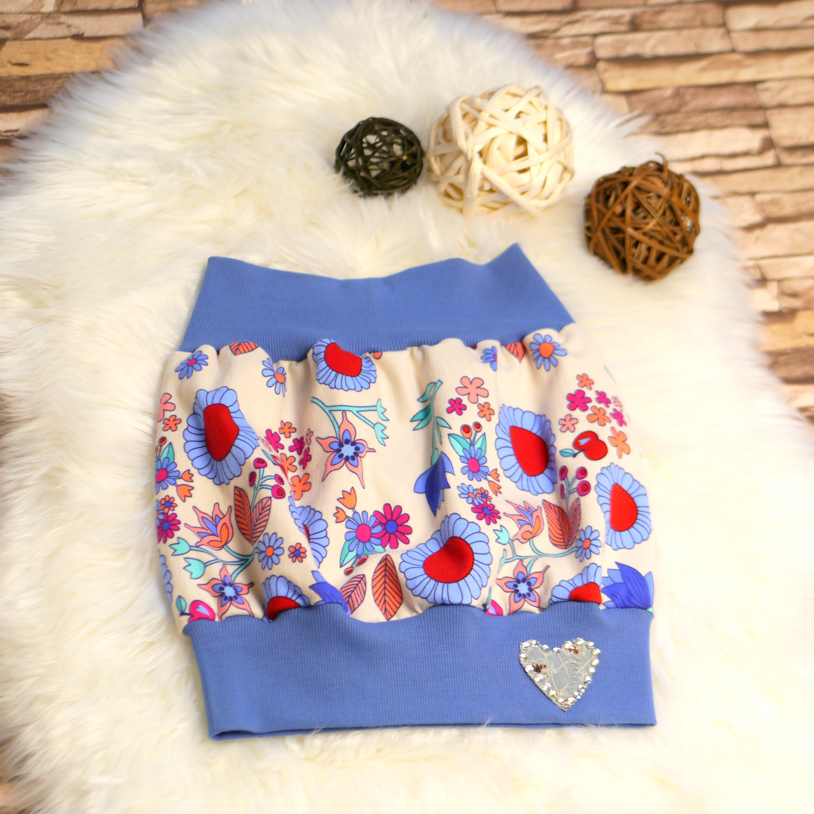 Ballonrock für Mädchen aus Bio Baumwolle