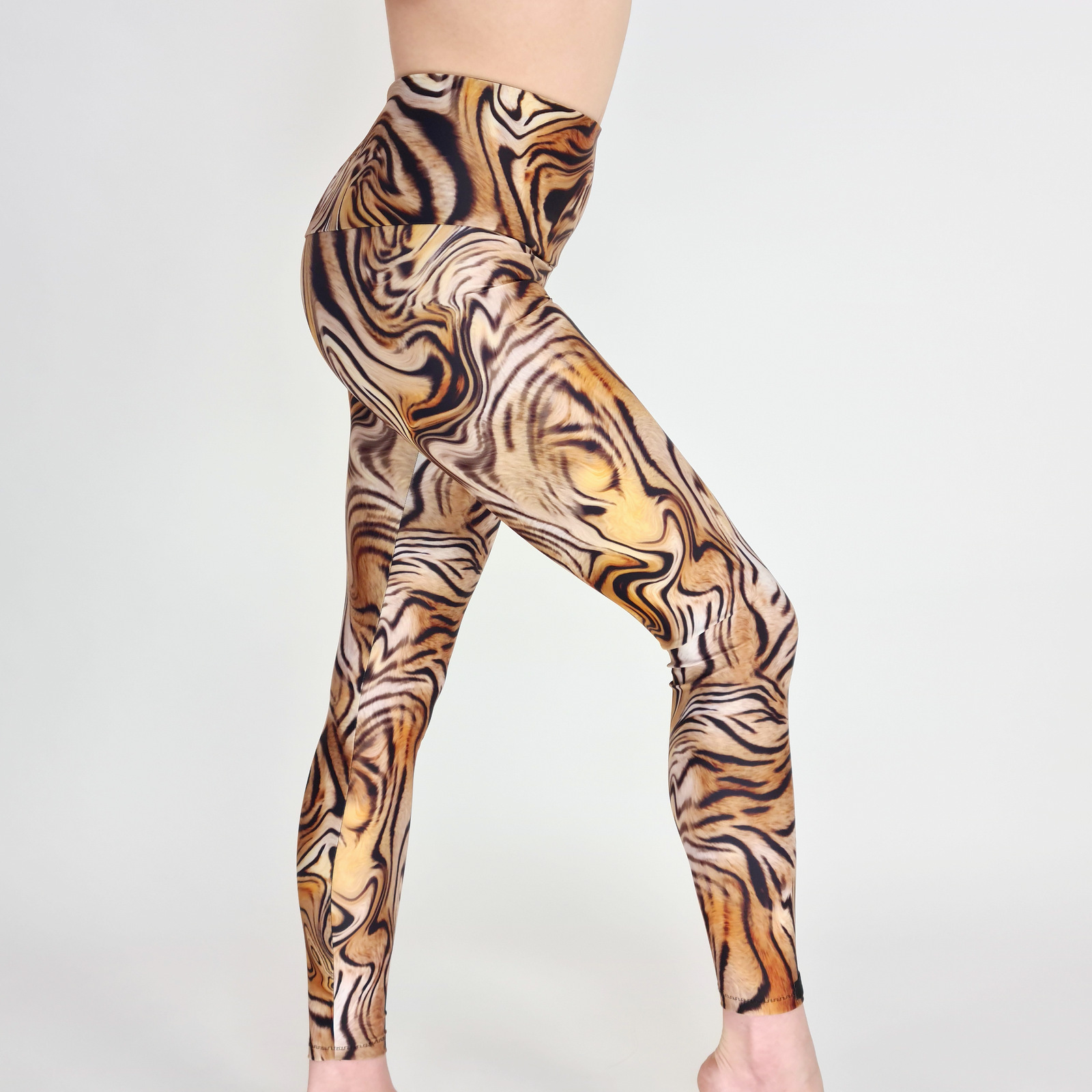 Leggings in Animal Print Look / Sport Leggings / Tanz Leggings /