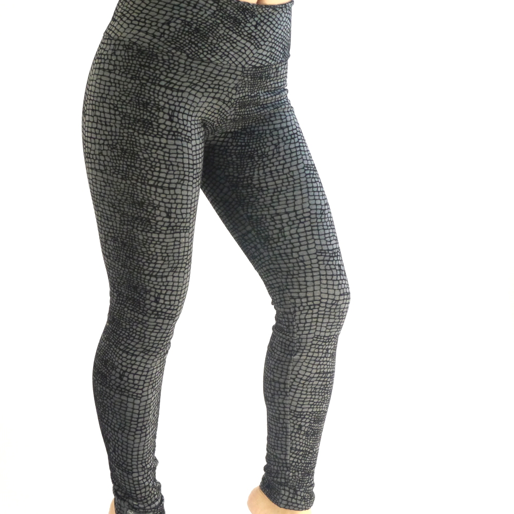 Leggings grey croc