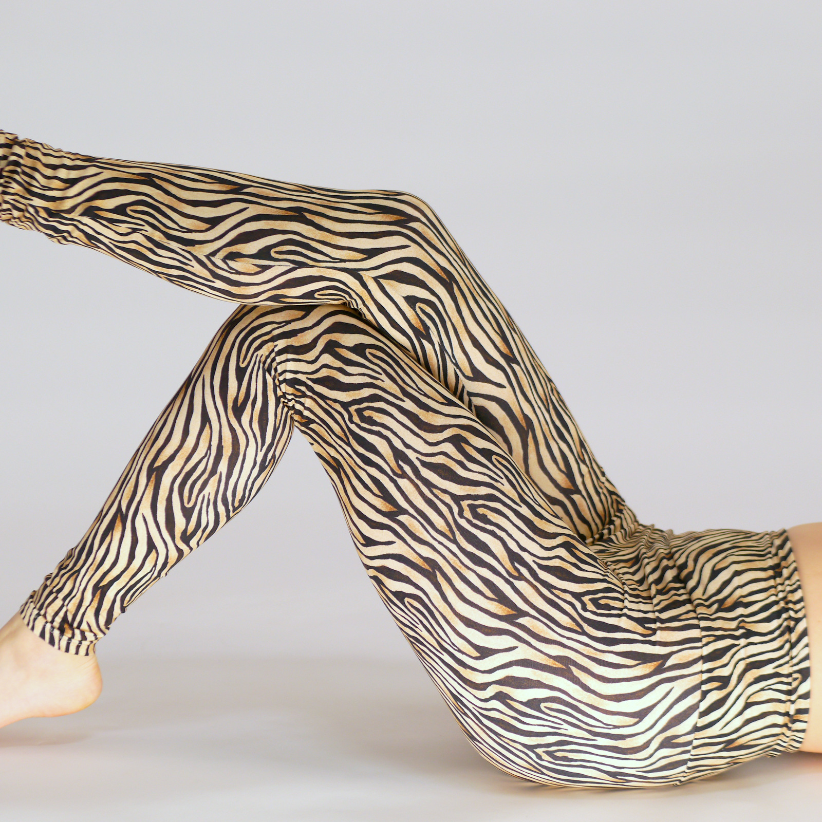 Baumwolle Leggings mit Animal Print