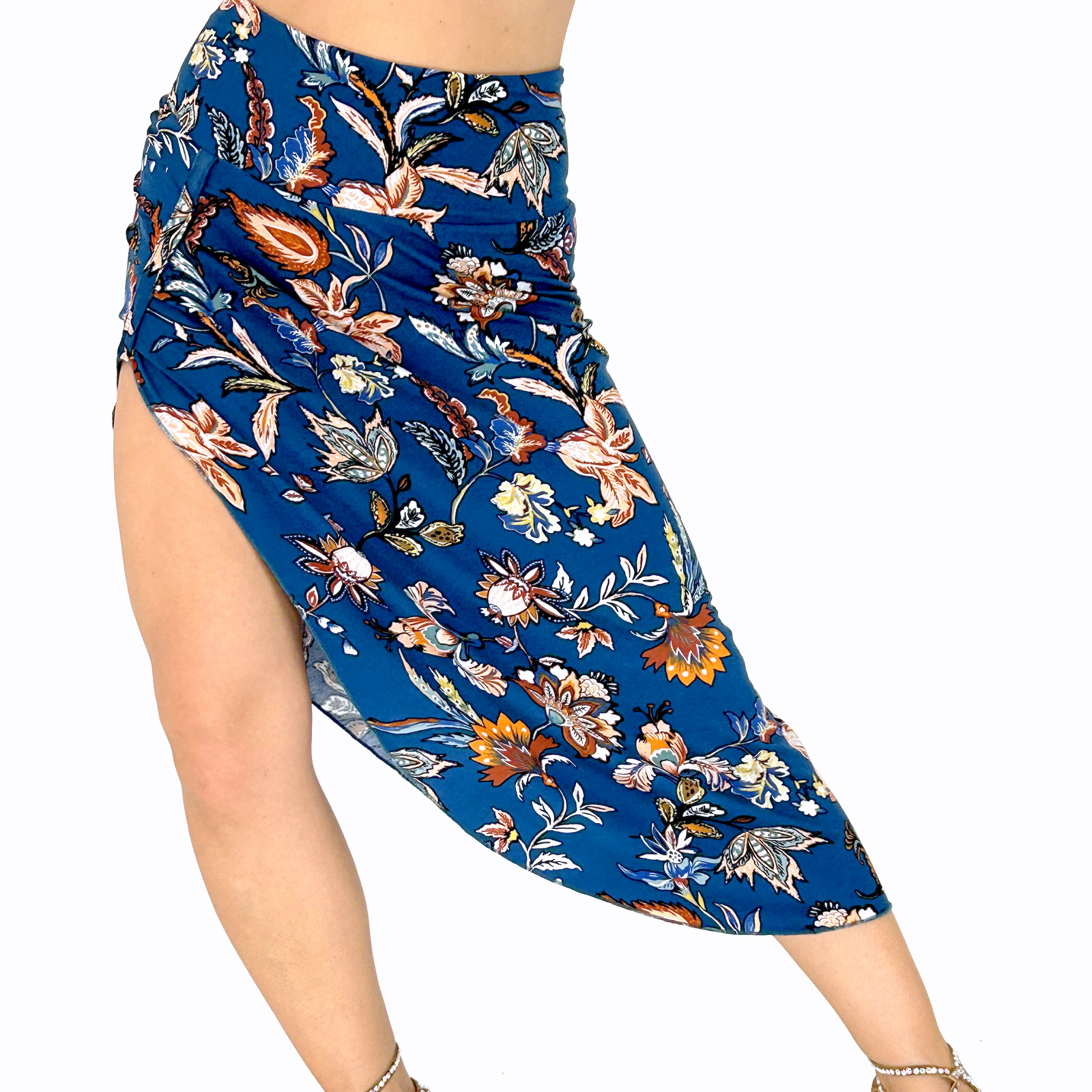 Handgemachter Rock aus leichten Viskosejersey Stoff