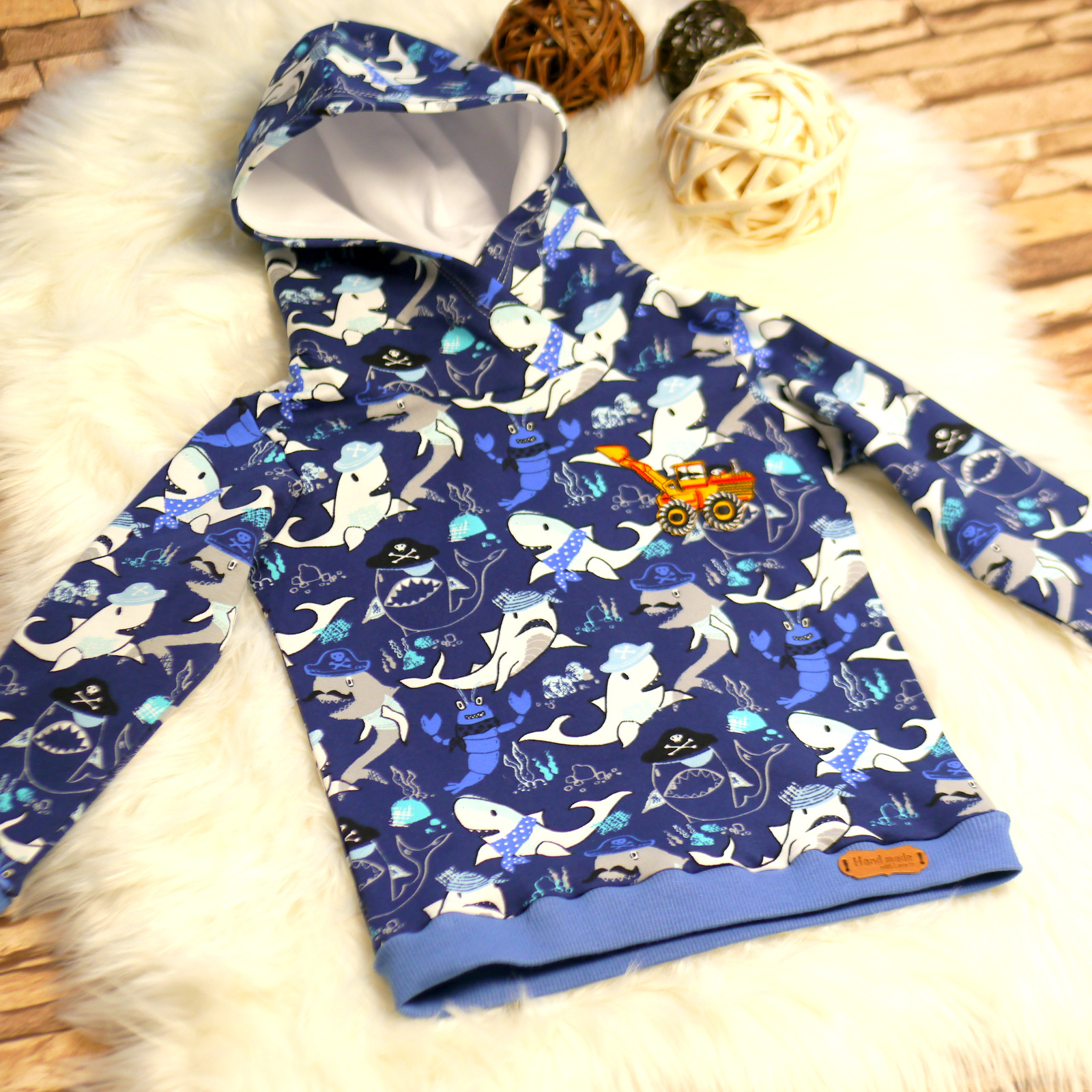 Pullover mit Kapuze für Jungs