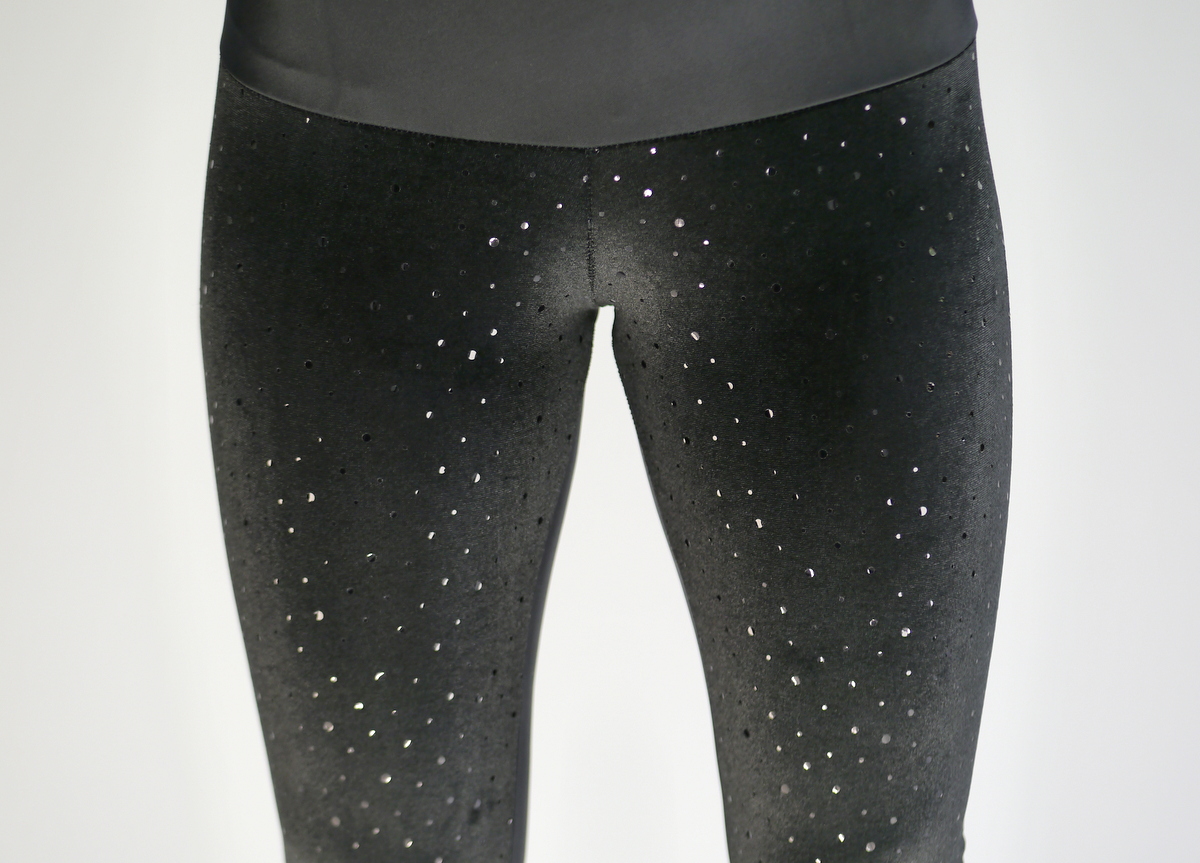 Leggings Pailletten Optik